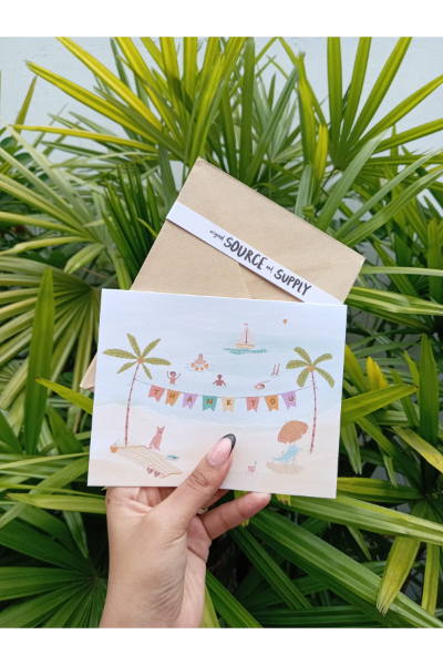 Thank You Card and Envelope - Banner